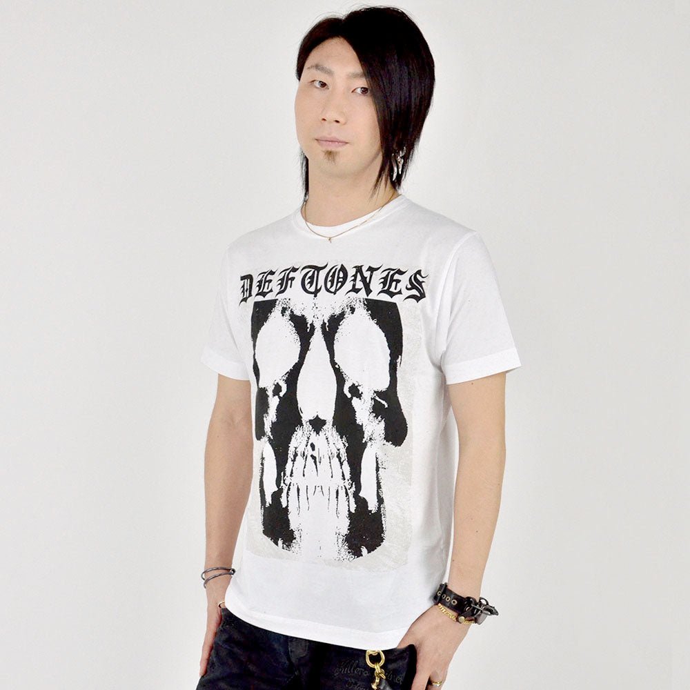 DEFTONES デフトーンズ (デビュー 30周年 ) - 2015 EUROPEAN TOUR / バックプリントあり / Tシャツ / メンズ - PGS