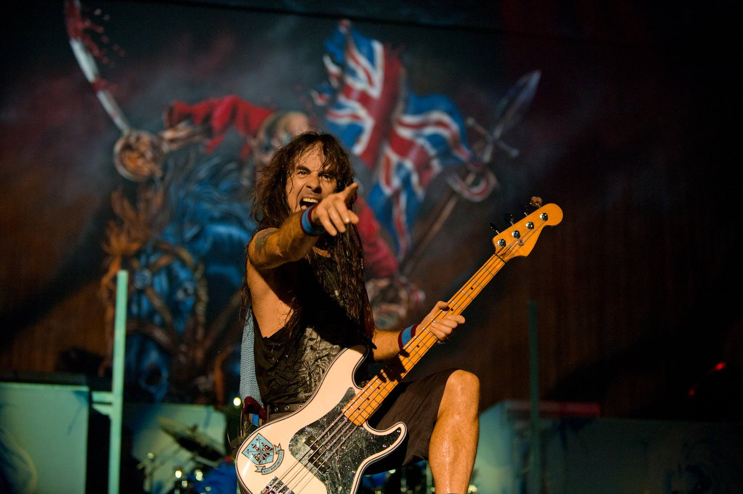 IRON MAIDEN アイアンメイデン (11月 来日 記念 ) - Steve Harris Sig with Pinstripe / ミニチュア楽器