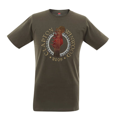 ERIC CLAPTON エリッククラプトン - Guitar / バックプリントあり / 北米 Tour 2009 会場限定 / レア / Tシャツ / メンズ - PGS