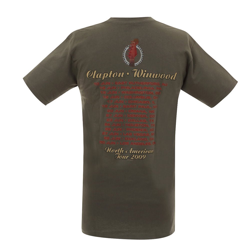 ERIC CLAPTON エリッククラプトン - Guitar / バックプリントあり / 北米 Tour 2009 会場限定 / レア / Tシャツ / メンズ - PGS