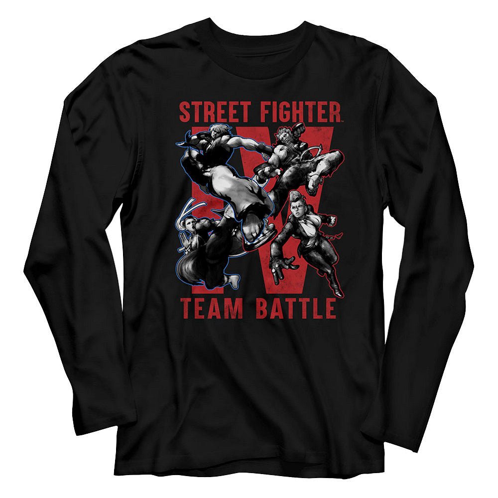 STREET FIGHTER ストリートファイター - TEAM BATTLE/ 長袖 / Tシャツ / メンズ - PGS