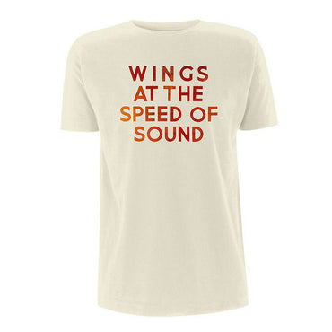 PAUL MCCARTNEY ポールマッカートニー (ソロ 55周年 ) - Wings at the Speed of Sound / バックプリントあり / Tシャツ / メンズ - PGS