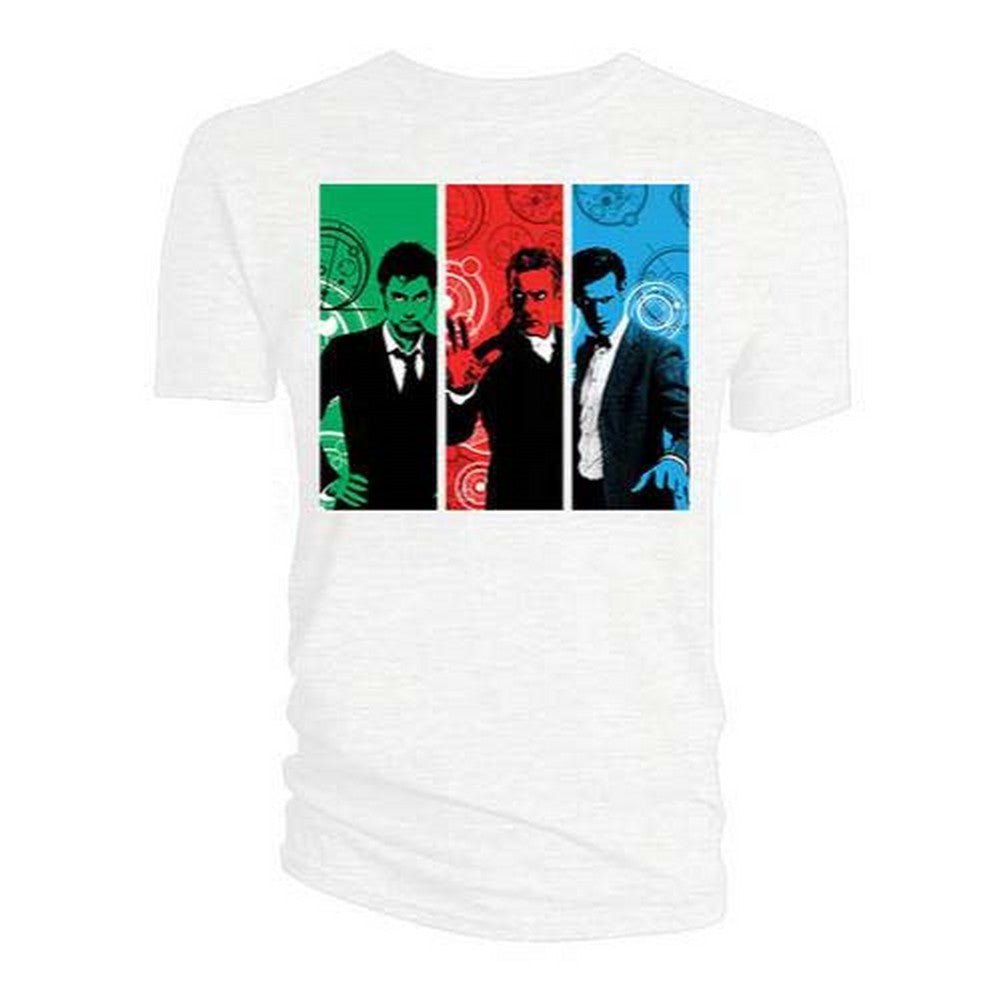 DOCTOR WHO ドクターフー - Red, Green, Blue Doctors / Tシャツ / レディース - PGS