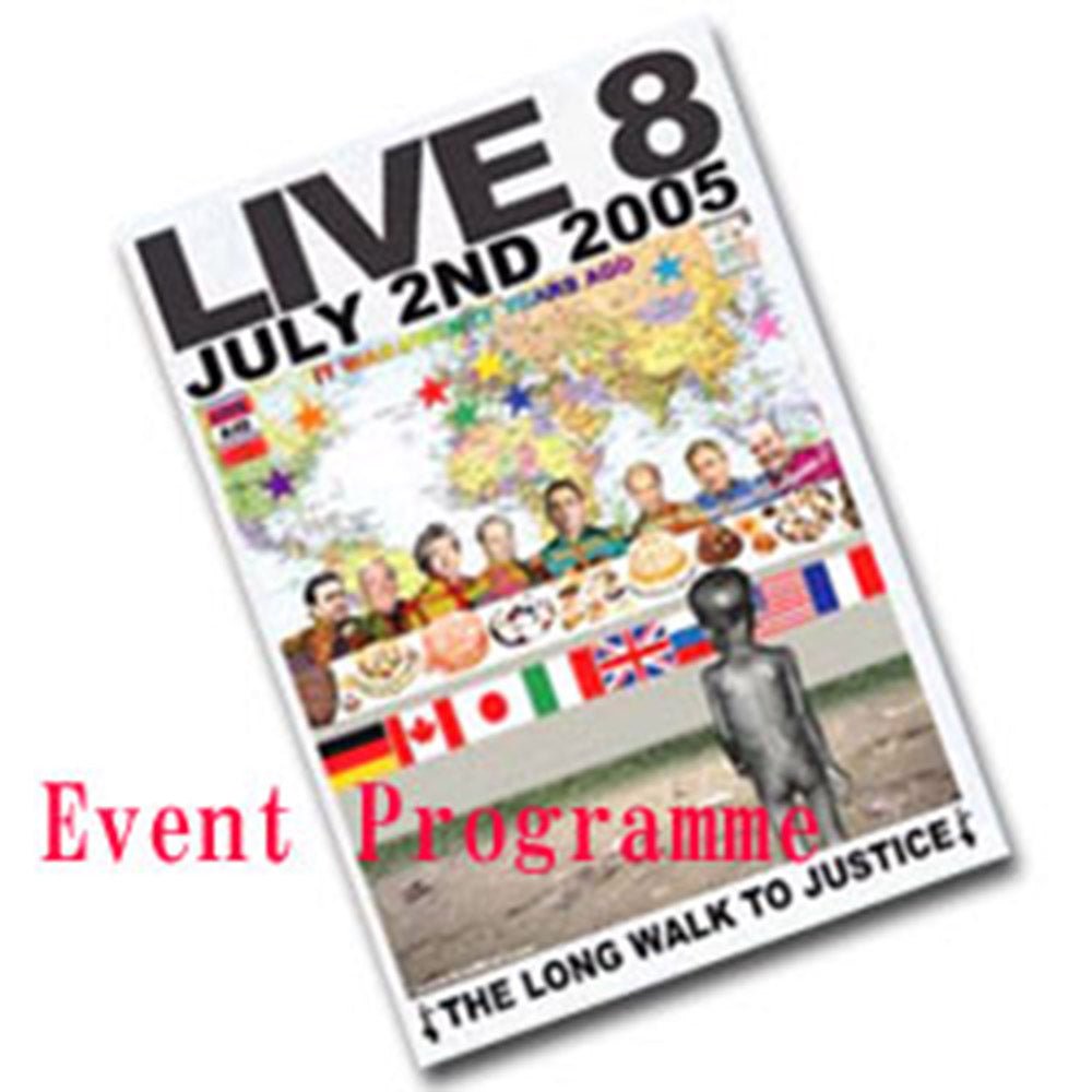 LIVE 8 ライブエイト - Live 8 Limited Edition Event Programme / コレクタブル - PGS