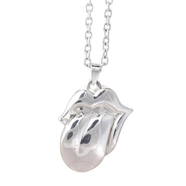 ROLLING STONES ローリングストーンズ (来日 35周年 記念 ) - Silver Tongue Necklace / ネックレス - PGS