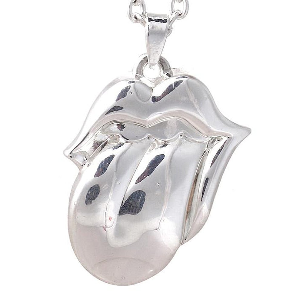 ROLLING STONES ローリングストーンズ (来日 35周年 記念 ) - Silver Tongue Necklace / ネックレス - PGS