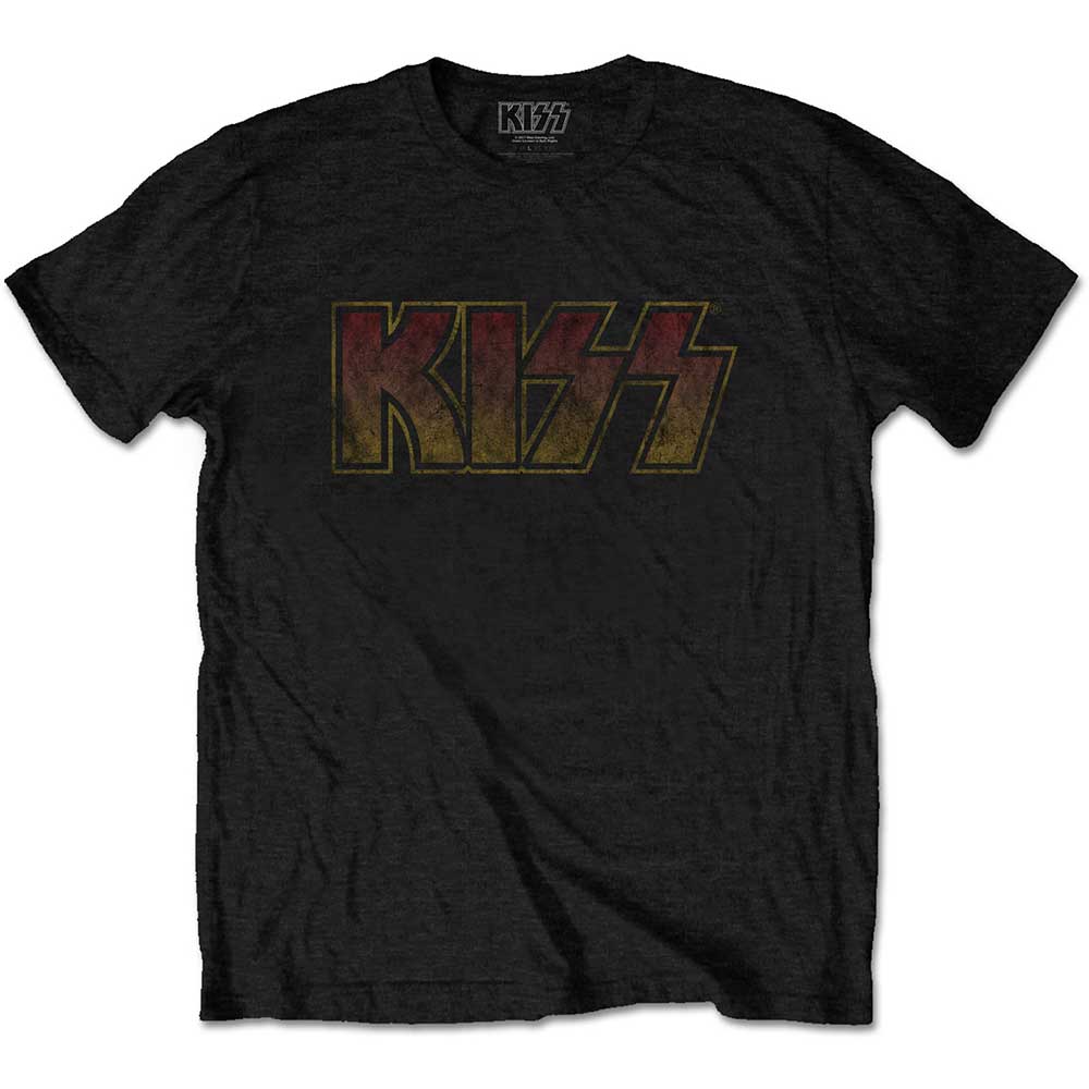 KISS キッス (エース・フレーリー 追悼 ) - Vintage Classic Logo / Tシャツ / メンズ - PGS