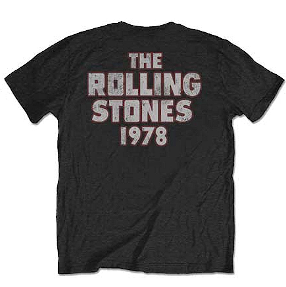【廃番ラスト販売/特別価格】ROLLING STONES ローリングストーンズ (7月 新譜 記念 ) - DRAGON '78 (復刻ツアーTシリーズ) / バックプリントあり / Tシャツ / メンズ