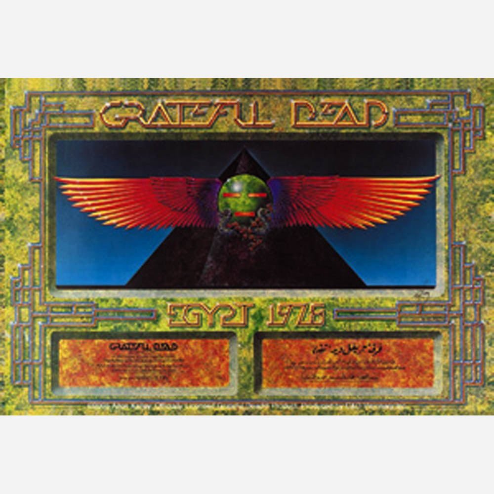 GRATEFUL DEAD グレイトフルデッド (結成 60周年 ) - Egypt'78 / 貴重 / ステッカー - PGS
