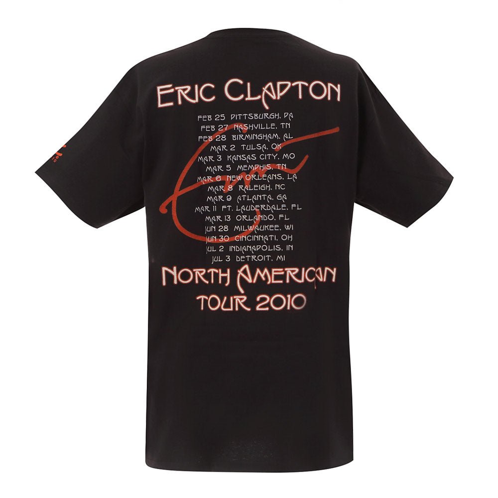 ERIC CLAPTON エリッククラプトン - コンサート会場限定商品 2010 North American Tour Signature / バックプリントあり / Tシャツ / メンズ - PGS