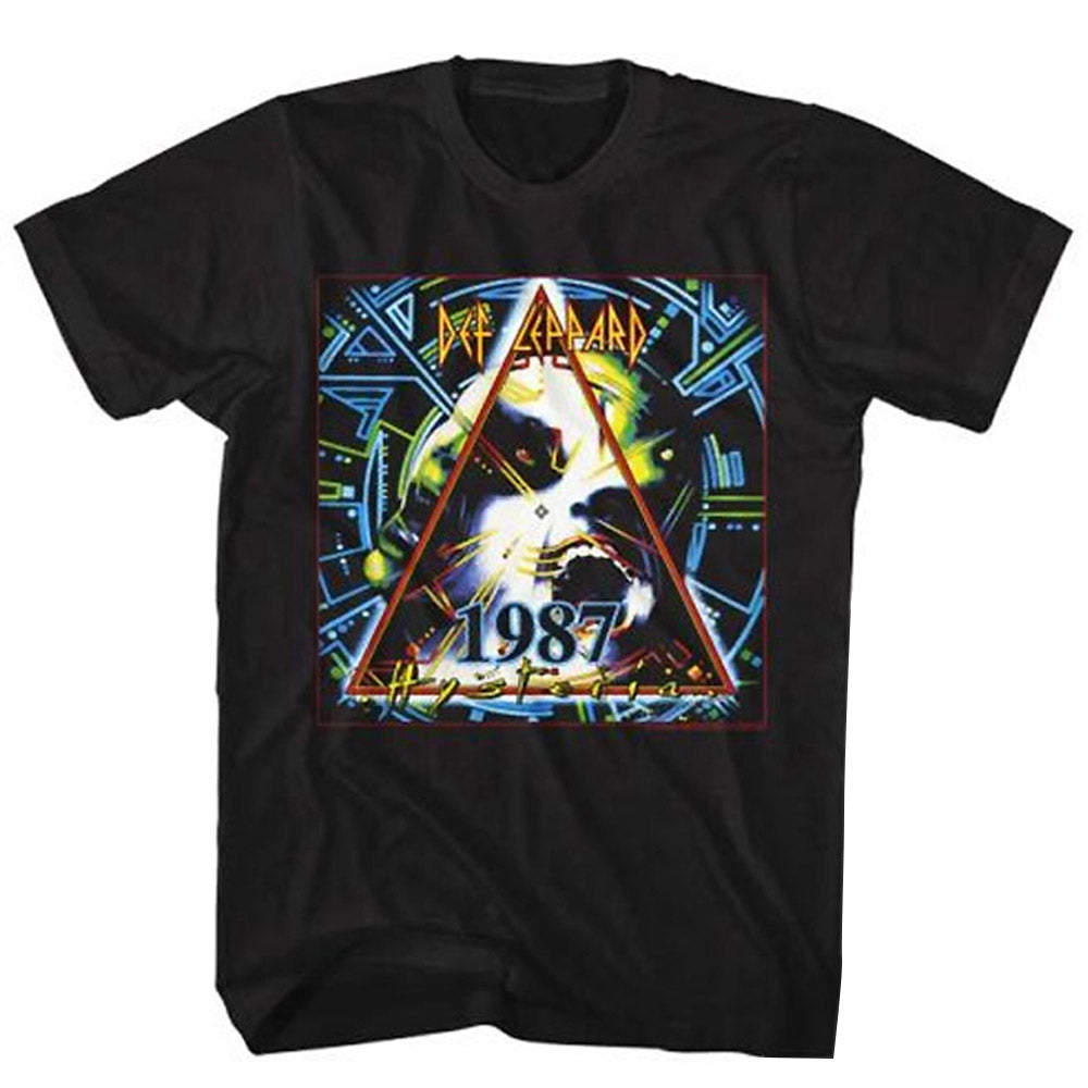 DEF LEPPARD デフレパード (デビュー 45周年 ) - World Tour 87 / バックプリントあり / Tシャツ / メンズ