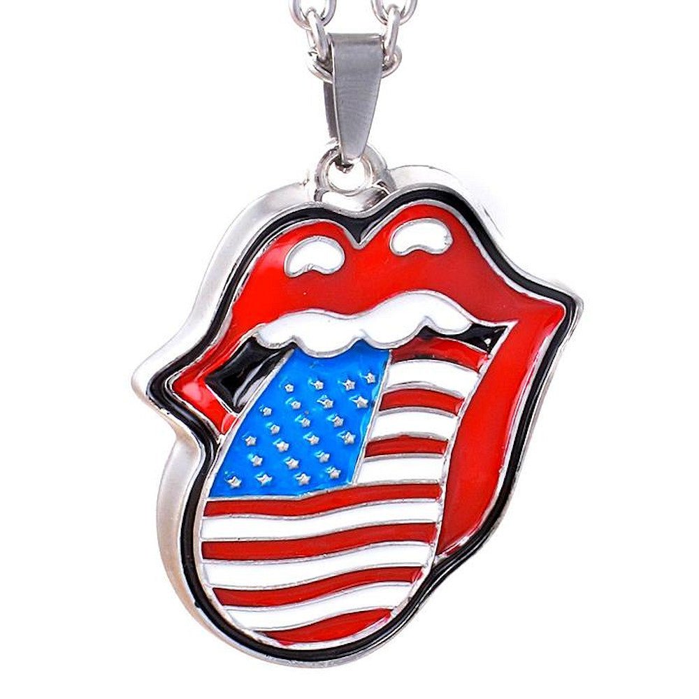 ROLLING STONES ローリングストーンズ (来日 35周年 記念 ) - USA Tongue Necklace / ネックレス - PGS
