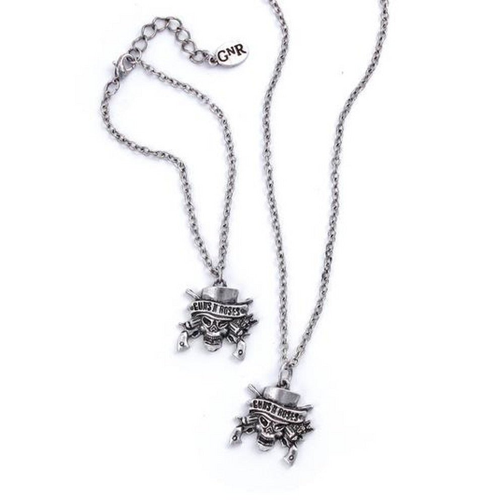 GUNS N ROSES ガンズアンドローゼズ (結成 40周年 ) - Skull Necklace and Bracelet Set / ネックレス - PGS