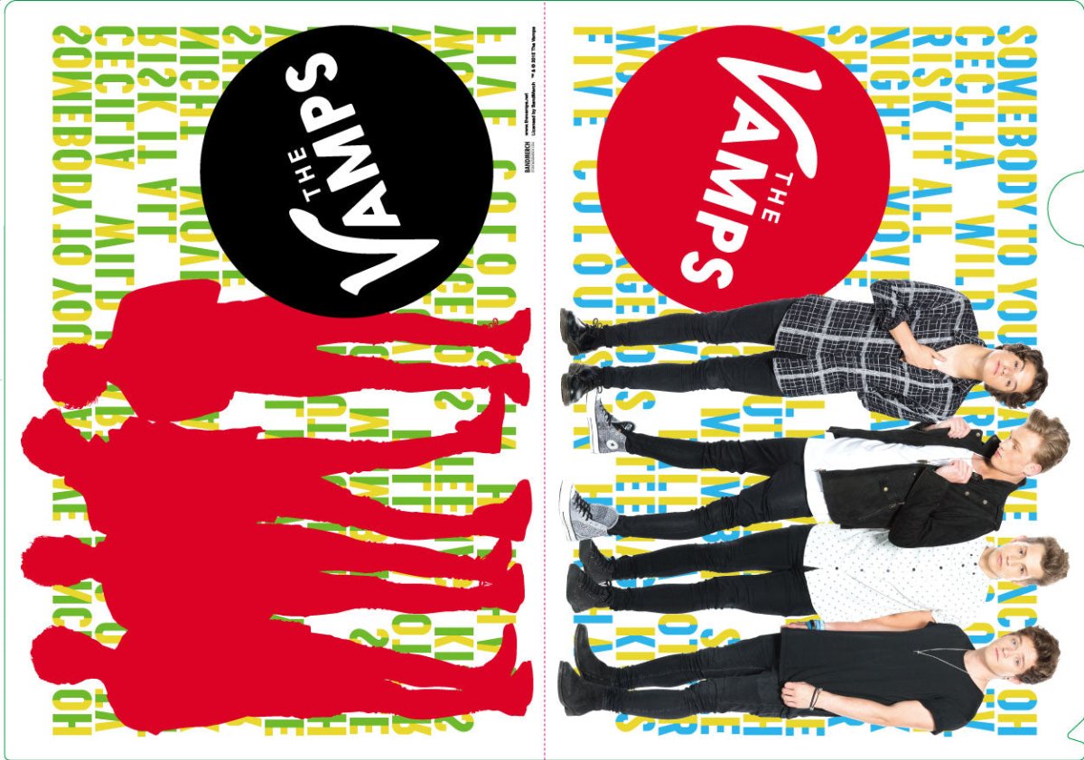 日本限定公式商品 THE VAMPS ヴァンプス - THE VAMPS クリアファイル2枚セット / ファイル・バインダー - PGS