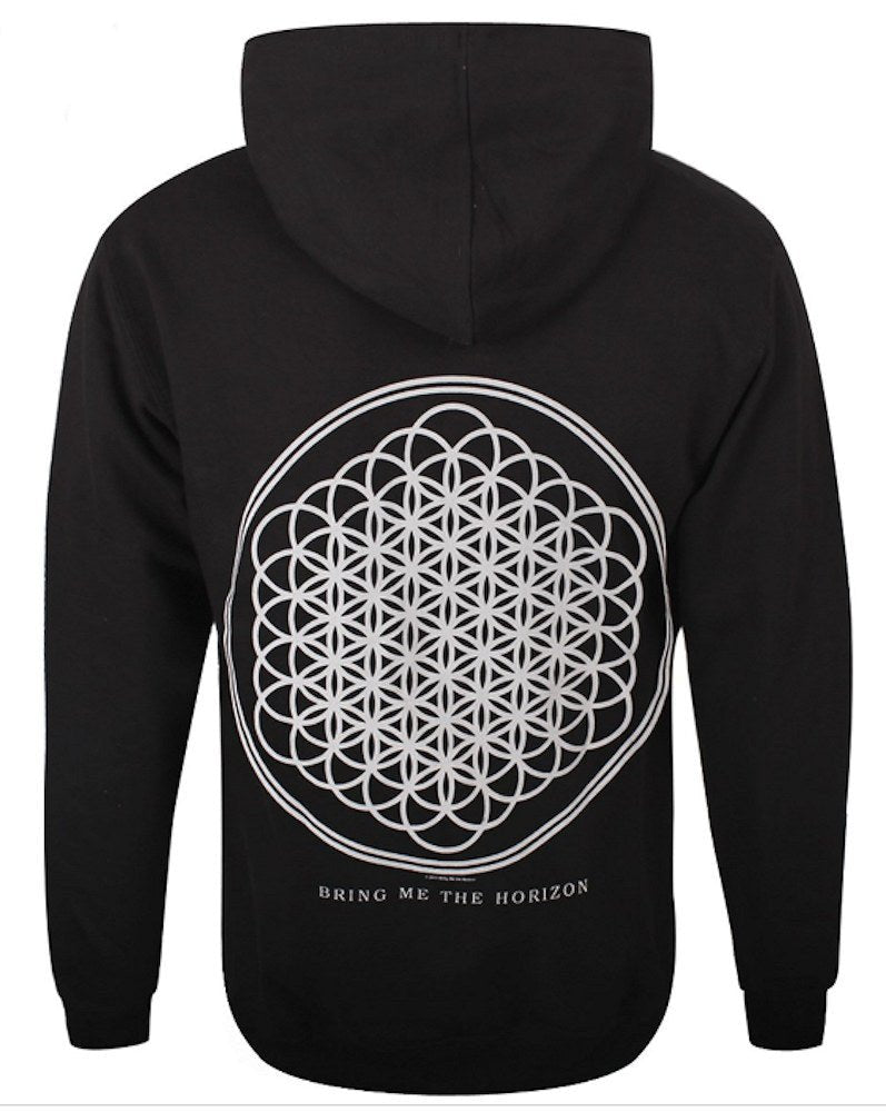 BRING ME THE HORIZON ブリングミーザホライズン (デビュー 20周年 ) - FLOWER OF LIFE /バックプリントあり / ジップ / パーカー・スウェット / メンズ - PGS