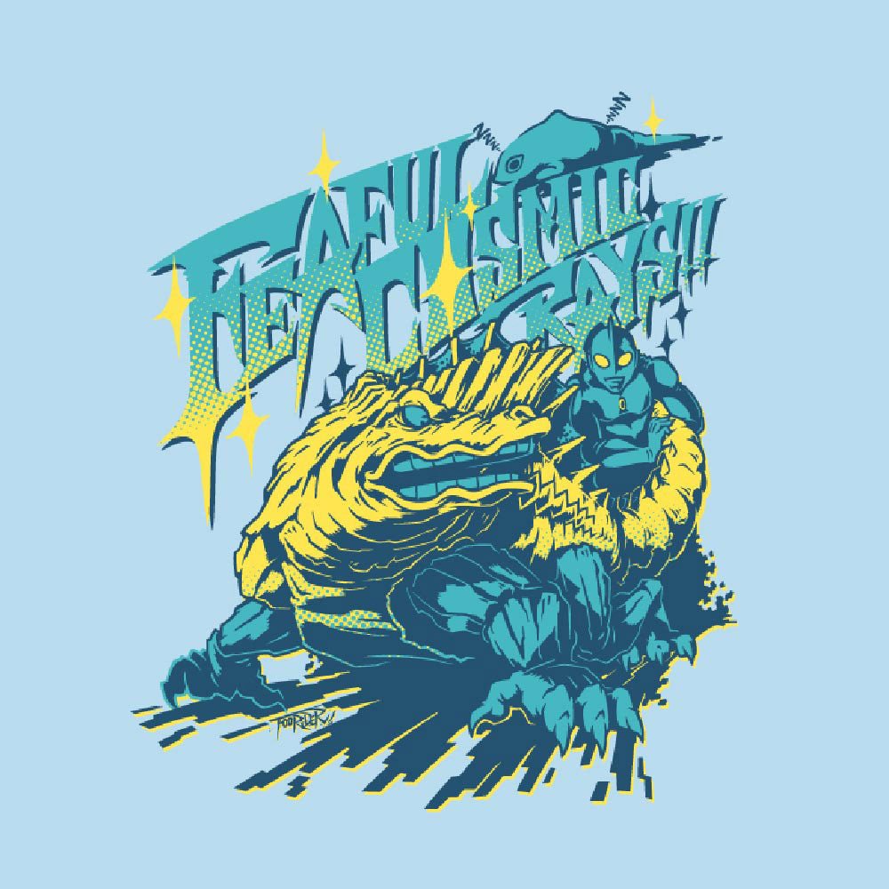 ULTRAMAN ウルトラマン (シリーズ 60周年 ) - 恐怖の宇宙線 / バックプリントあり / Tシャツ / メンズ - PGS