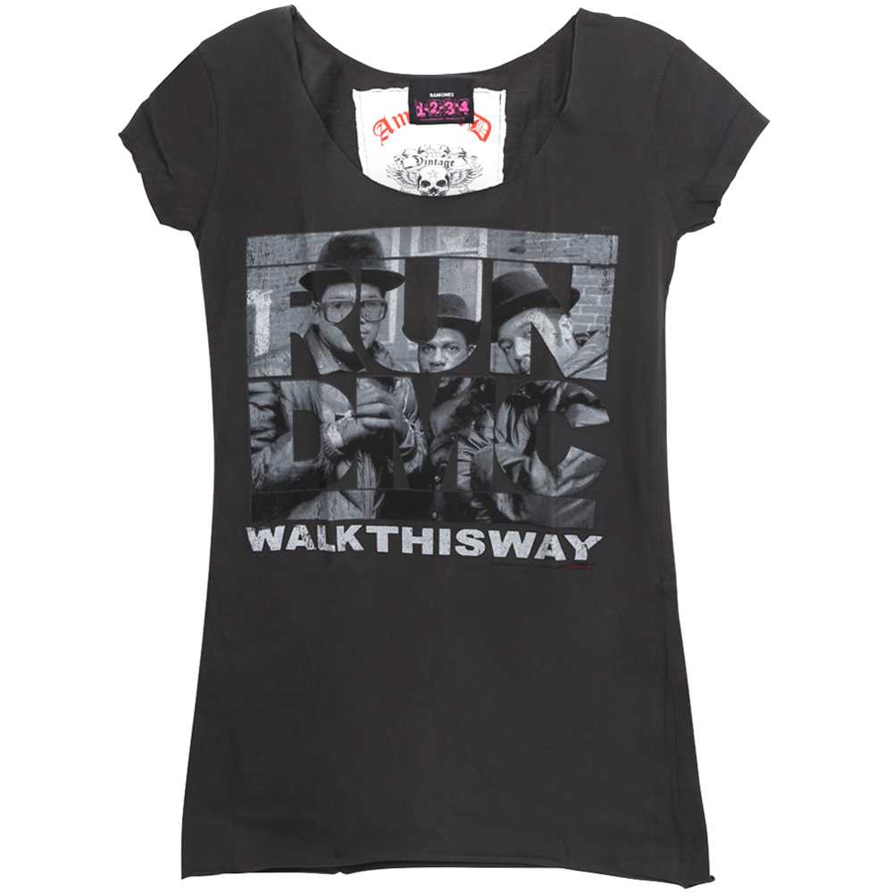 RUN DMC ランディーエムシー - Walk This Way / Amplified( ブランド ) / Tシャツ / レディース - PGS