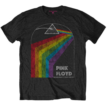 PINK FLOYD ピンクフロイド (結成 60周年 ) - DARK SIDE OF THE MOON 1972 TOUR (復刻ツアーTシリーズ) / バックプリントあり / Tシャツ / メンズ - PGS