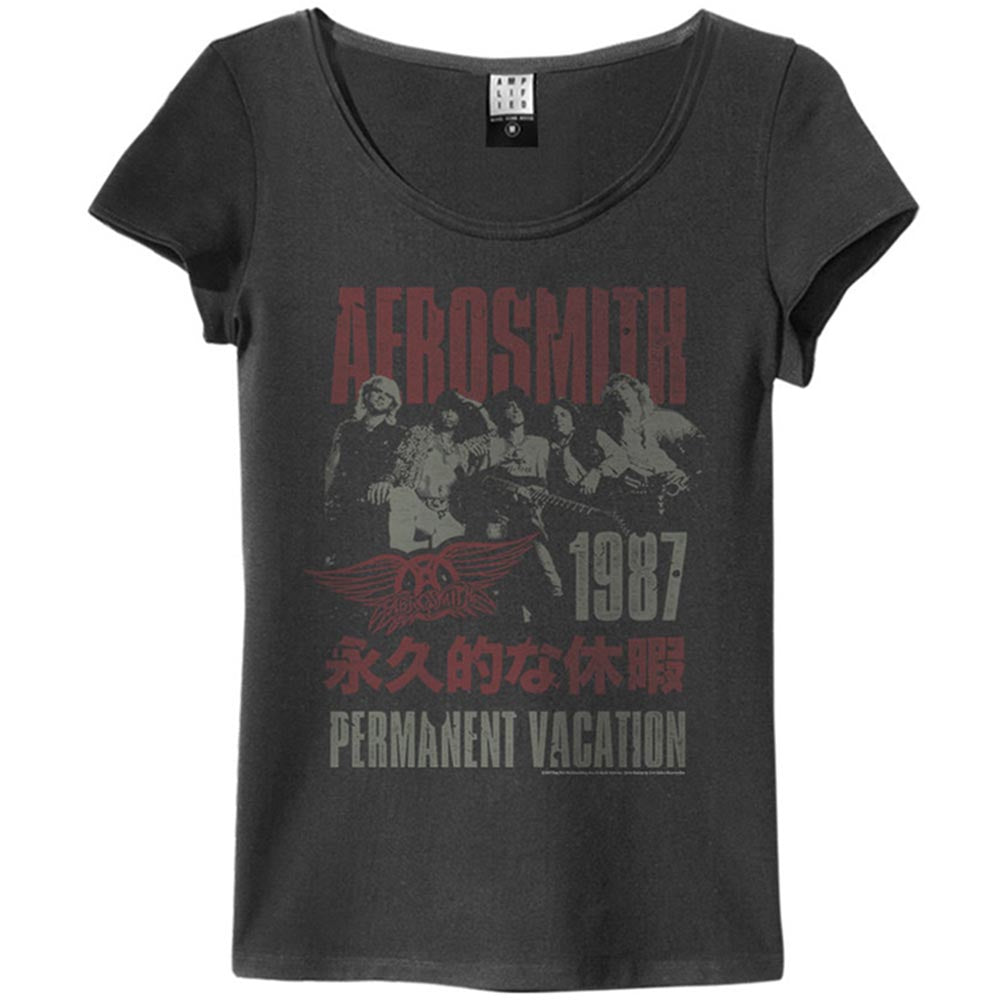 AEROSMITH エアロスミス - PERMANENT VACATION / Amplified( ブランド ) / Tシャツ / レディース - PGS