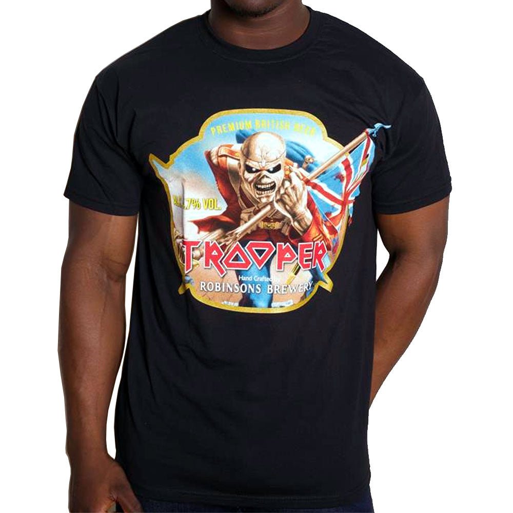 IRON MAIDEN アイアンメイデン (結成 50周年 ) - TROOPER ROBINSONS BEER / Tシャツ / メンズ - PGS