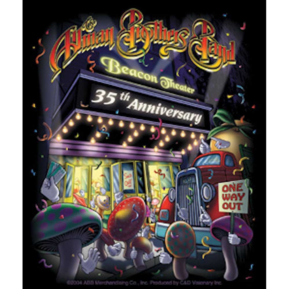 ALLMAN BROTHERS BAND オールマンブラザーズバンド Beacon Theater - 35th Anniversary / ステッカー - PGS