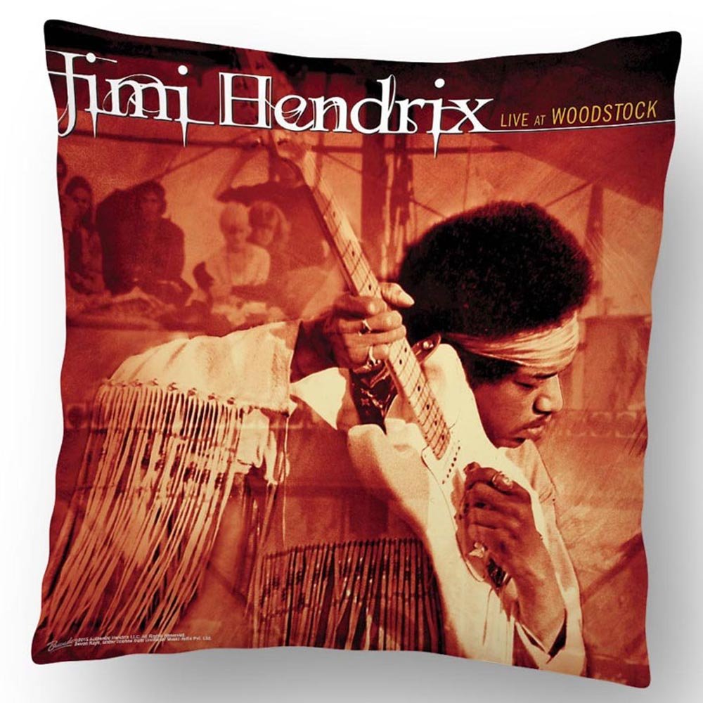 JIMI HENDRIX ジミヘンドリックス (追悼 55年 ) - LIVE AT WOODSTOCK / クッション / 寝具 - PGS