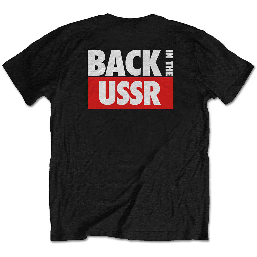 【廃番ラスト販売/特別価格】THE BEATLES ビートルズ (来日 60周年 ) - Back in the USSR / バックプリントあり / Tシャツ / メンズ