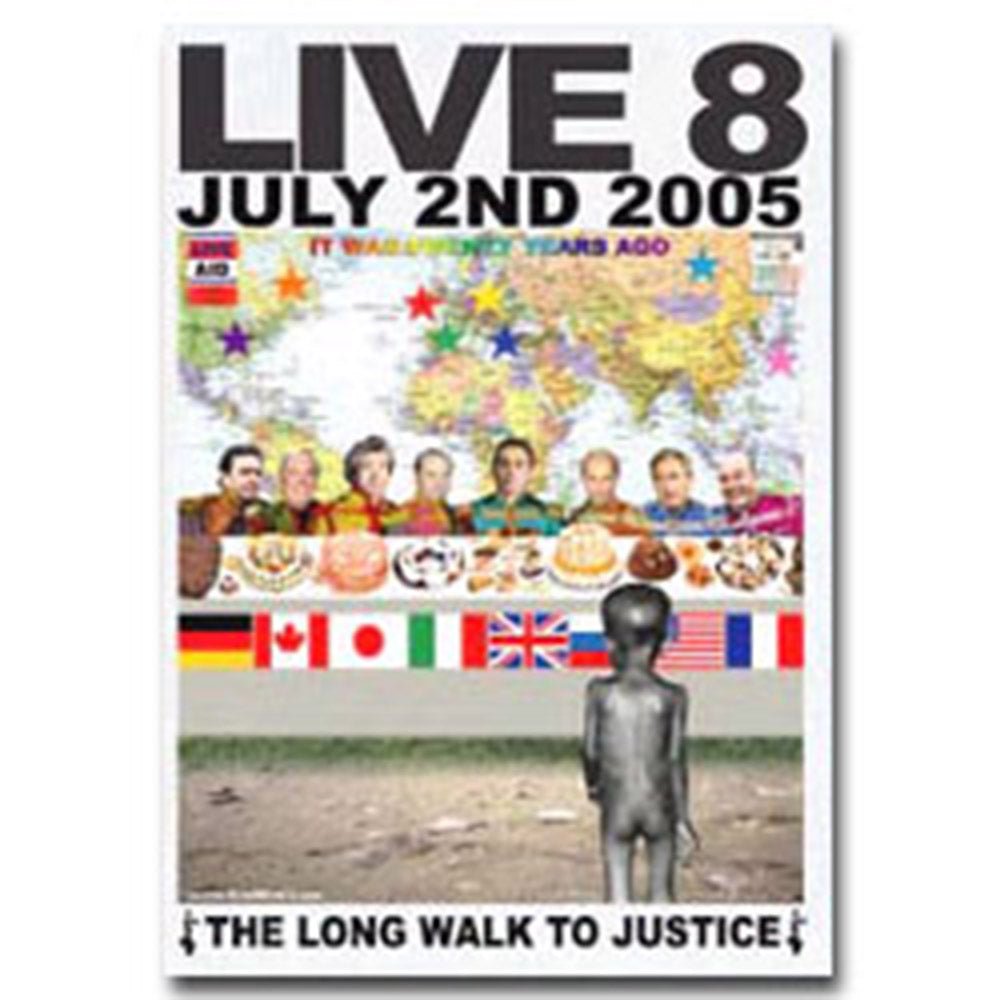 LIVE 8 ライブエイト - (レア、絶版ポスター)Live 8 Limited Edition Art / コレクタブル - PGS