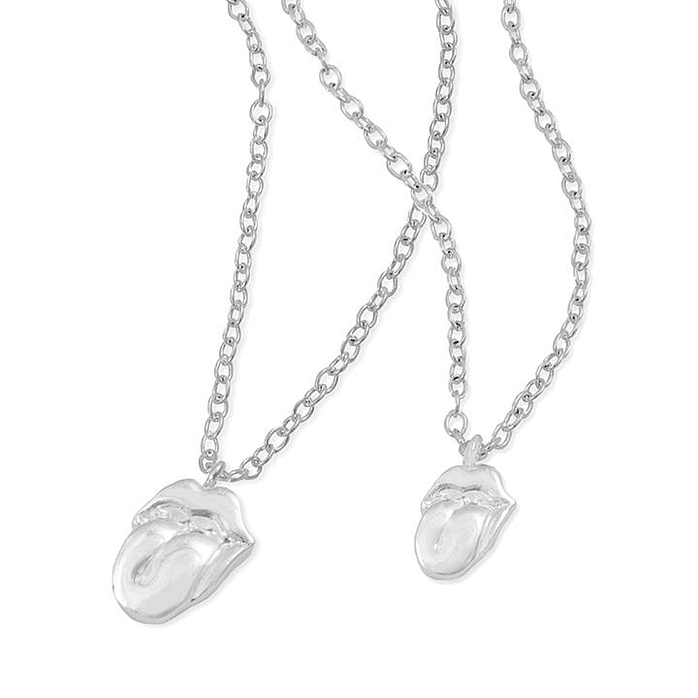 ROLLING STONES ローリングストーンズ (7月 新譜 記念 ) - Silver Tongue Necklace & Bracelet Set / ネックレス
