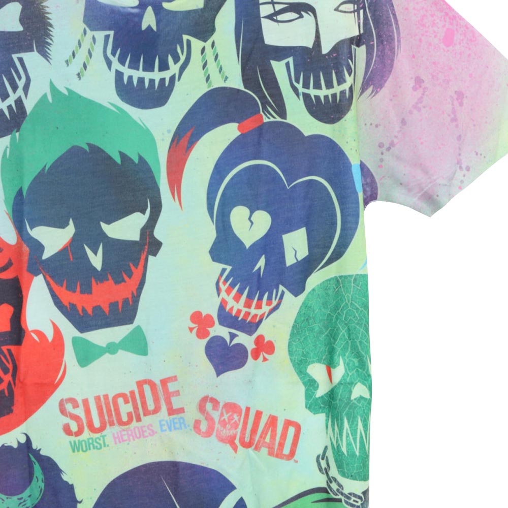 SUICIDE SQUAD スーサイドスクワッド (ジョーカー 生誕 80周年 ) - POSTER SUBLIMATION / Tシャツ / メンズ - PGS