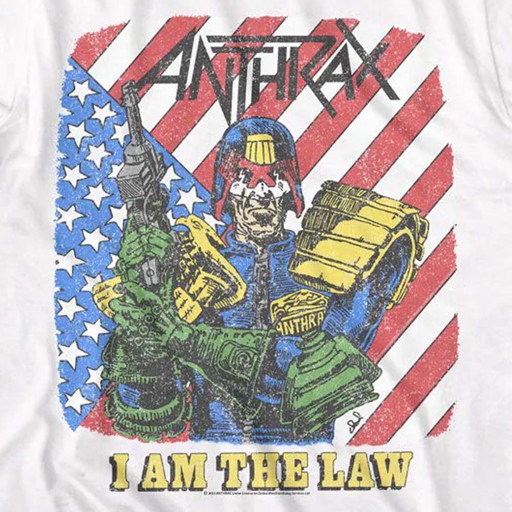 ANTHRAX アンスラックス (2026年 4月 来日 ) - I AM THE LAW / Tシャツ / メンズ|公式ライセンス商品|PGS