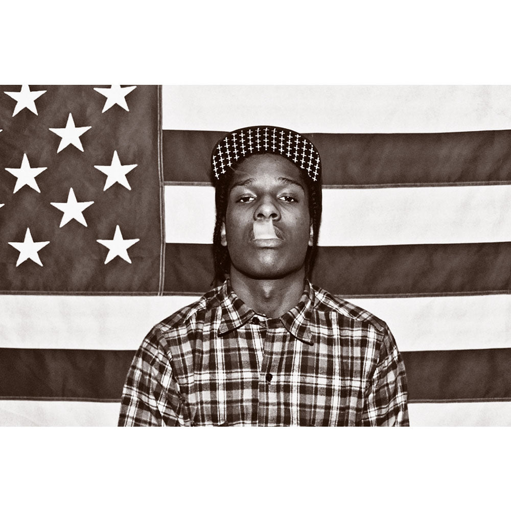 激レア　ASAP ROCKY エイサップロッキー UK 大型　アートフレーム ASAP ROCKY エイサップロッキー - FLAG / ポスター 【公式