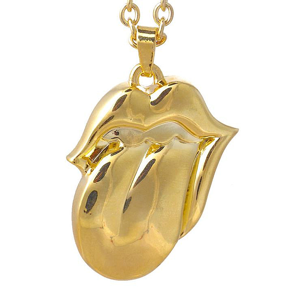 ROLLING STONES ローリングストーンズ (7月 新譜 記念 ) - Gold Tongue Necklace / ネックレス