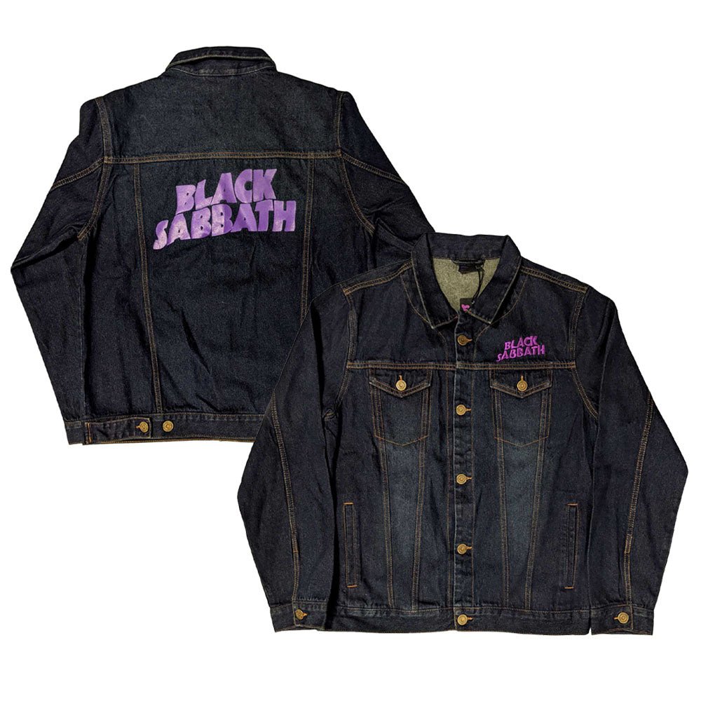 BLACK SABBATH ブラックサバス - Wavy Logo / バックプリントあり