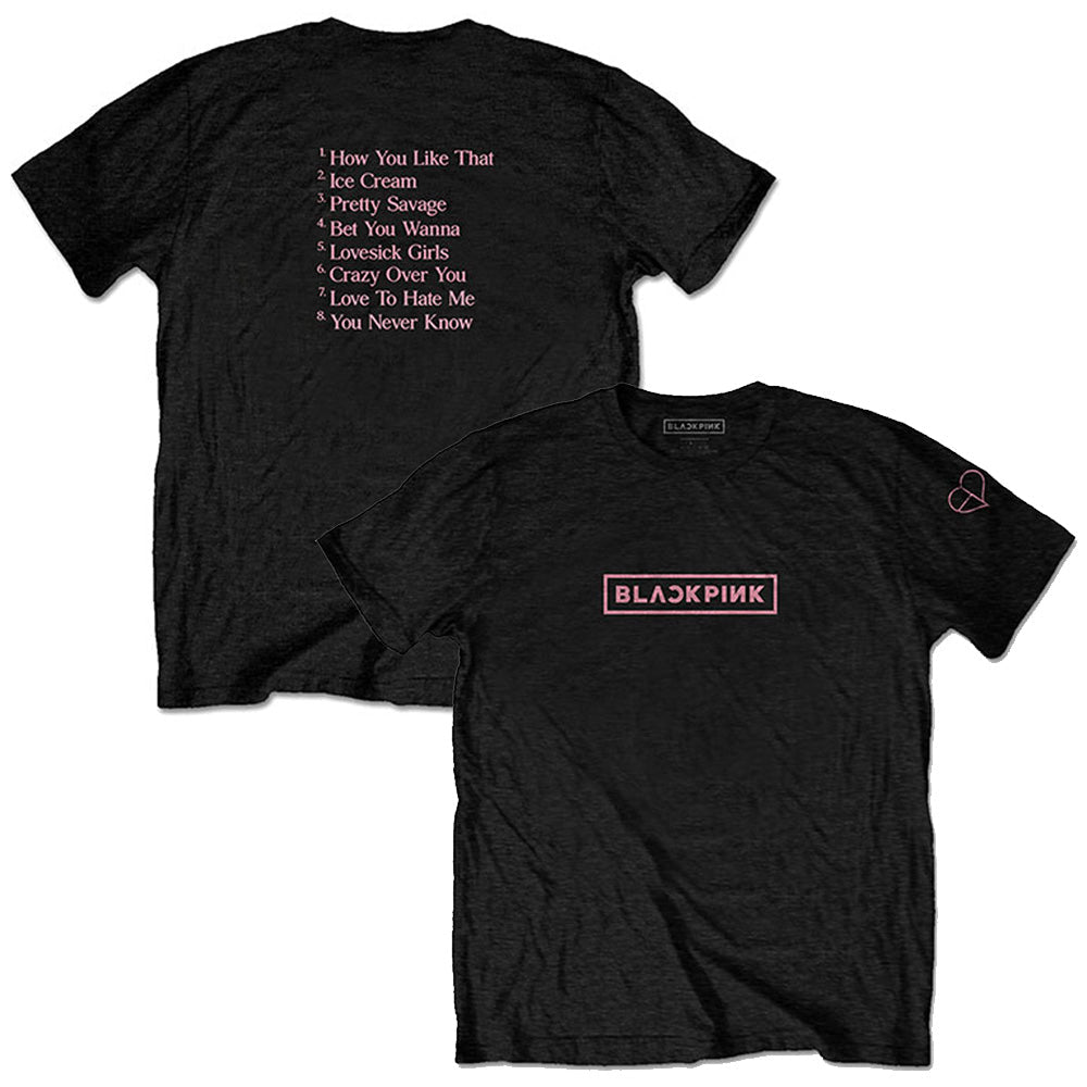 BLACKPINK ブラックピンク - The Album Track list / バックプリント