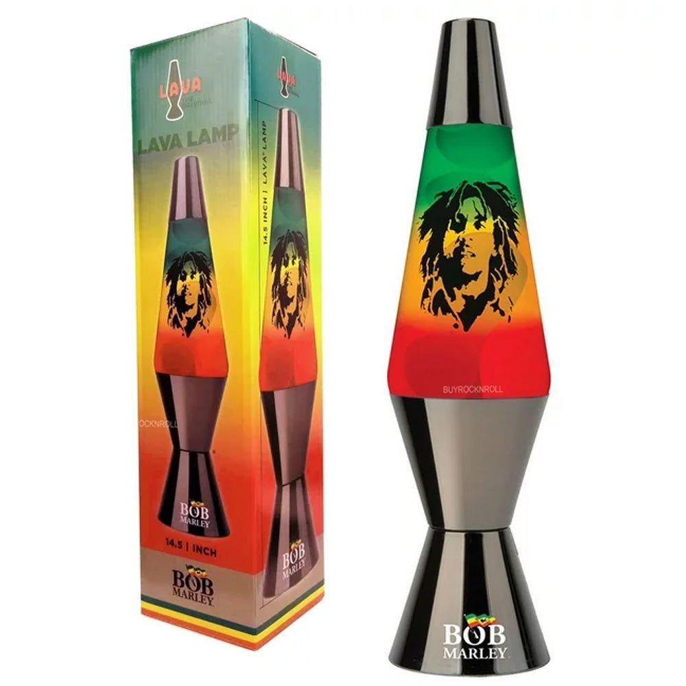 公式 ボブ マーリー BOB MARLEYラバライト ラバランプ 照明インテリア BOB MARLEY ボブマーリー (追悼 45周年 ) - RASTA TINT LAVA LAMP