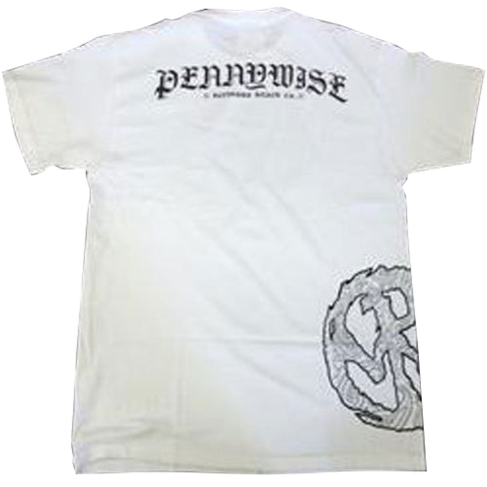 【廃番ラスト販売/特別価格】PENNYWISE ペニーワイズ - Bandana / バックプリントあり / レア / Tシャツ / メンズ - PGS