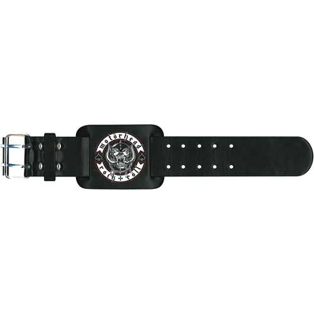 MOTORHEAD モーターヘッド (結成 50周年 ) - Leather Wrist Strap: Biker Badge / ブレスレット - PGS