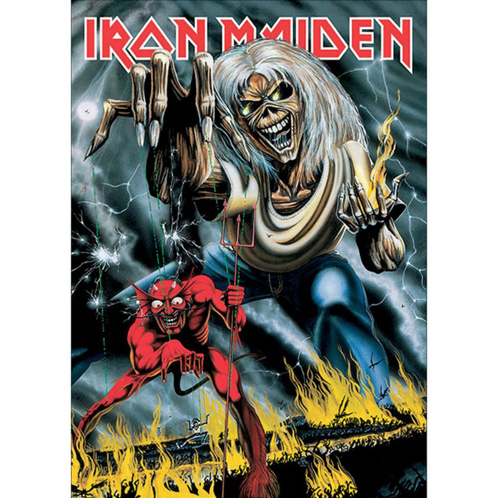 IRON MAIDEN アイアンメイデン (結成 50周年 ) - NUMBER POST CARD / ポストカード・レター - PGS