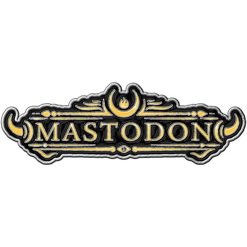 MASTODON マストドン - LOGO / メタル・ピンバッジ / バッジ - PGS