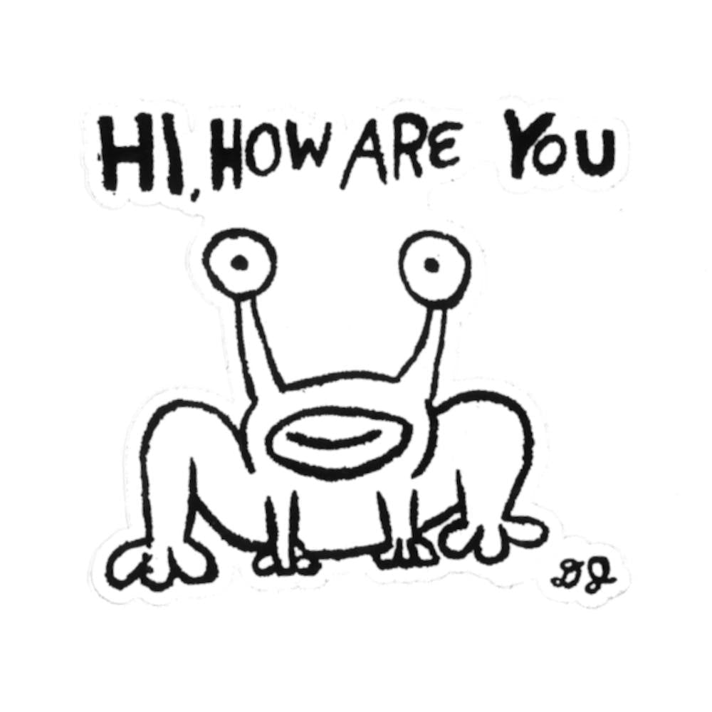 DANIEL JOHNSTON ダニエルジョンストン - Hi How Are You sticker