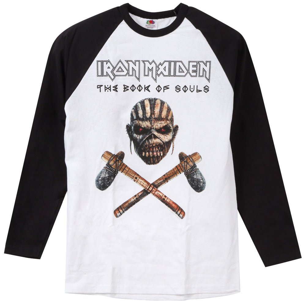 IRON MAIDEN アイアンメイデン (結成 50周年 ) - AXE COLOUR ラグラン / 長袖 / Tシャツ / メンズ - PGS