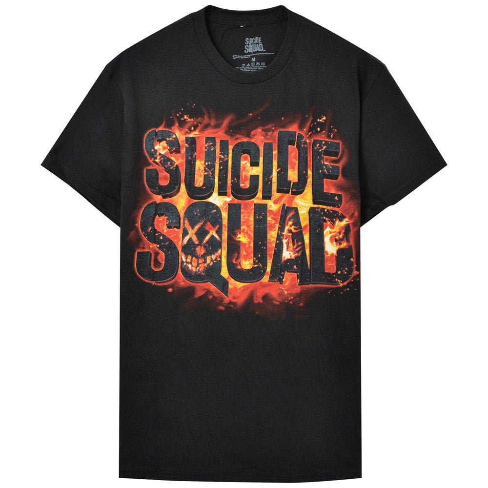 SUICIDE SQUAD スーサイドスクワッド (ジョーカー 生誕 80周年 ) - LOGO IN FLAME / Tシャツ / メンズ - PGS