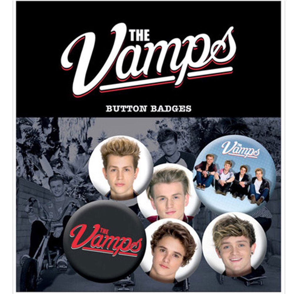 THE VAMPS ヴァンプス - Studio 6個セット / バッジ - PGS