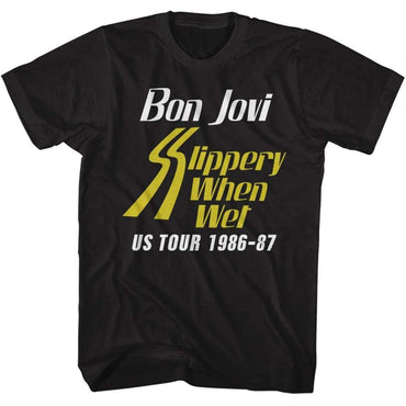BON JOVI ボンジョヴィ - SSW TOUR / バックプリントあり / Tシャツ / メンズ - PGS