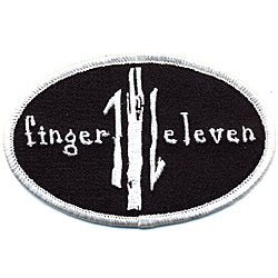 FINGER ELEVEN フィンガーイレヴン - FINGER & 11 LOGO / ワッペン - PGS