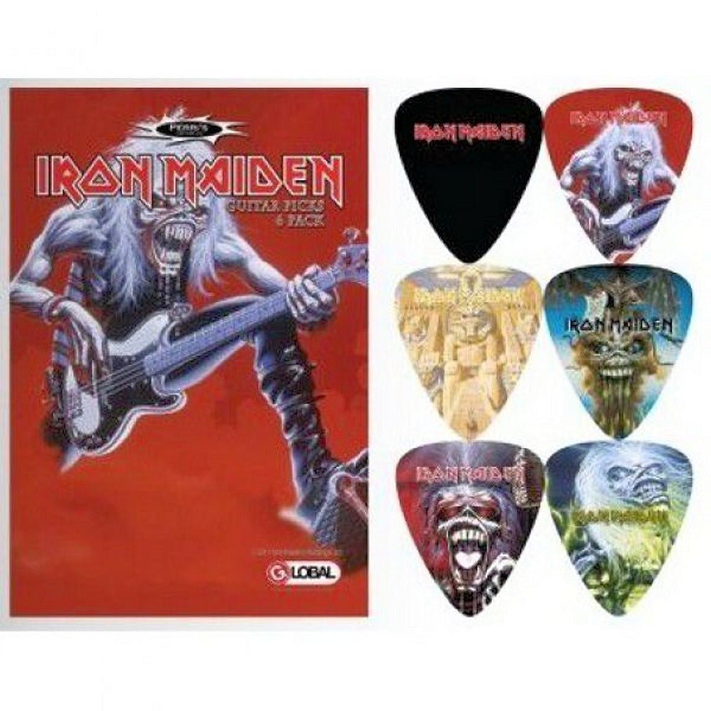 IRON MAIDEN アイアンメイデン (結成 50周年 ) - 6 PACK PICKS vol.2 / ギターピック - PGS