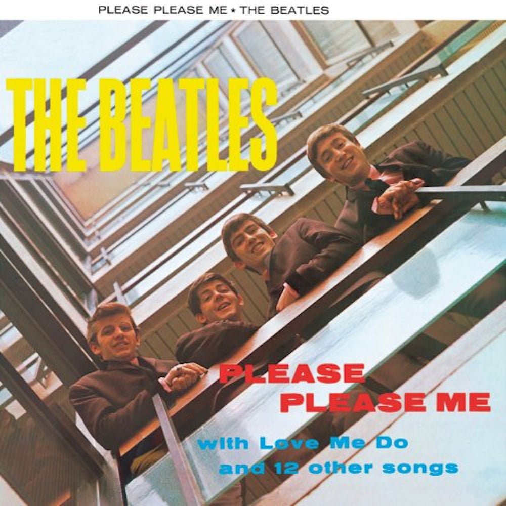 THE BEATLES ビートルズ (結成 65周年 ) - PLEASE, PLEASE ME WALL SIGN / インテリア置物 - PGS