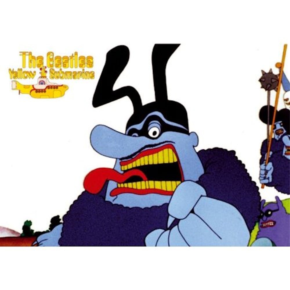 THE BEATLES ビートルズ (結成 65周年 ) - YELLOW SUBMARINE BLUE MEANIE / ポストカード・レター - PGS