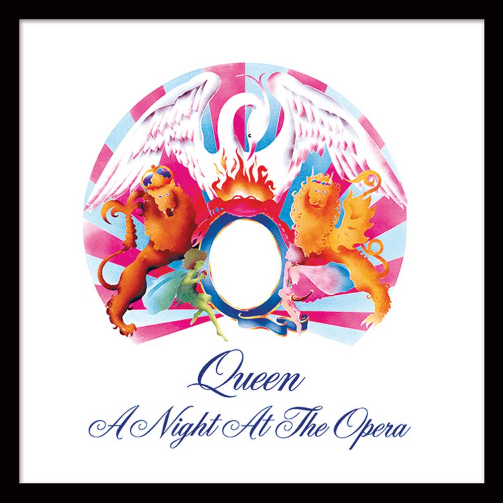 QUEEN クイーン (初来日50周年 ) - A NIGHT AT THE OPERA (アルバム・シリーズ額) / インテリア額 - PGS
